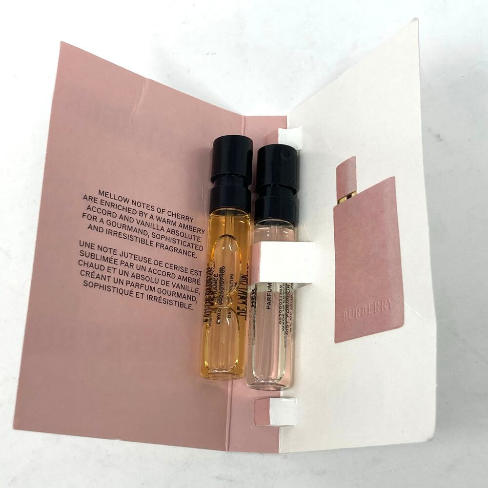 Burberry Her Parfum, Burberry Her Elixir EDP Intense Vial Variety Pack Lot of 2
